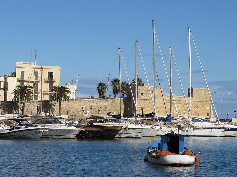 Waterfront view of Bari