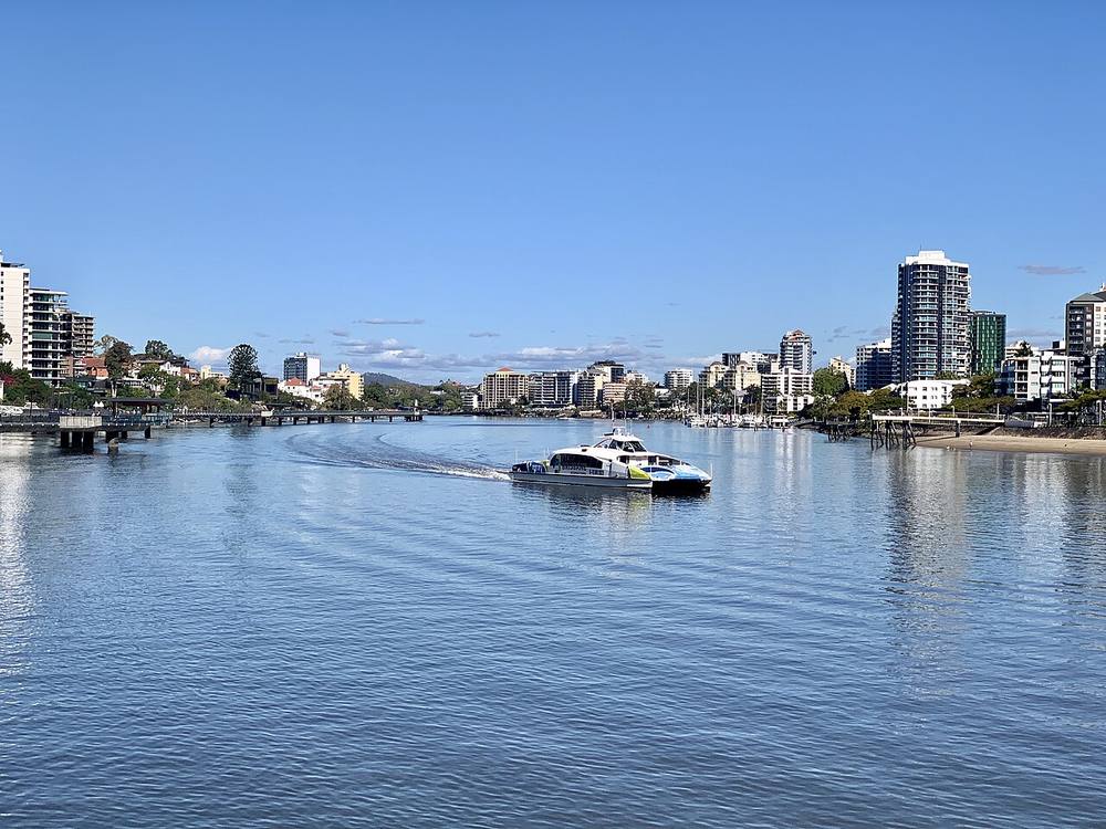 Waterfront view of Brisbane