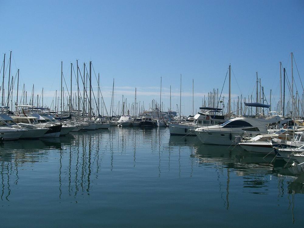 Waterfront view of Cannes