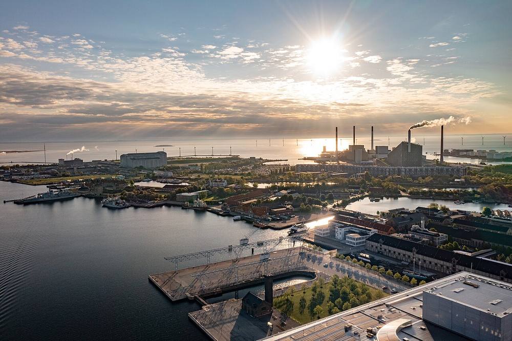 Waterfront view of Copenhagen