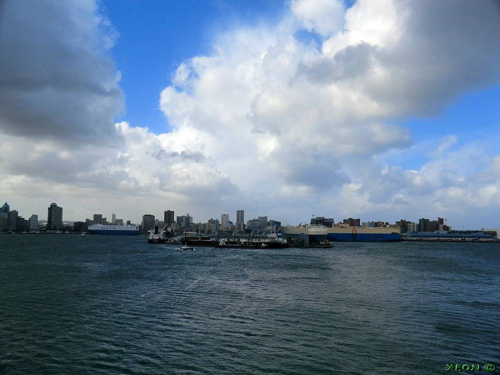 Waterfront view of Durban