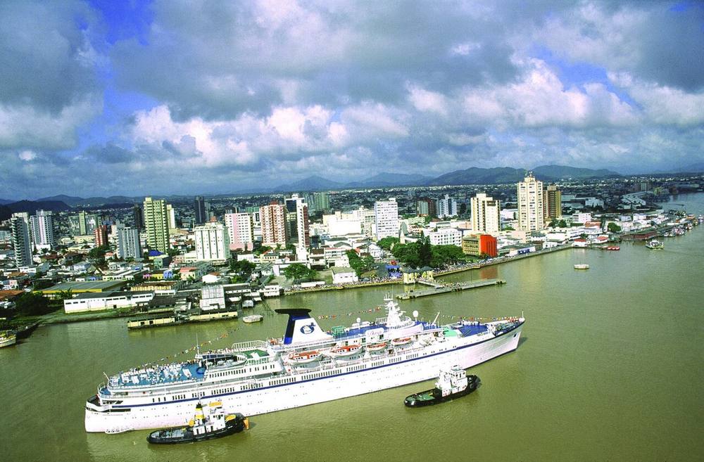 Waterfront view of Itajaí