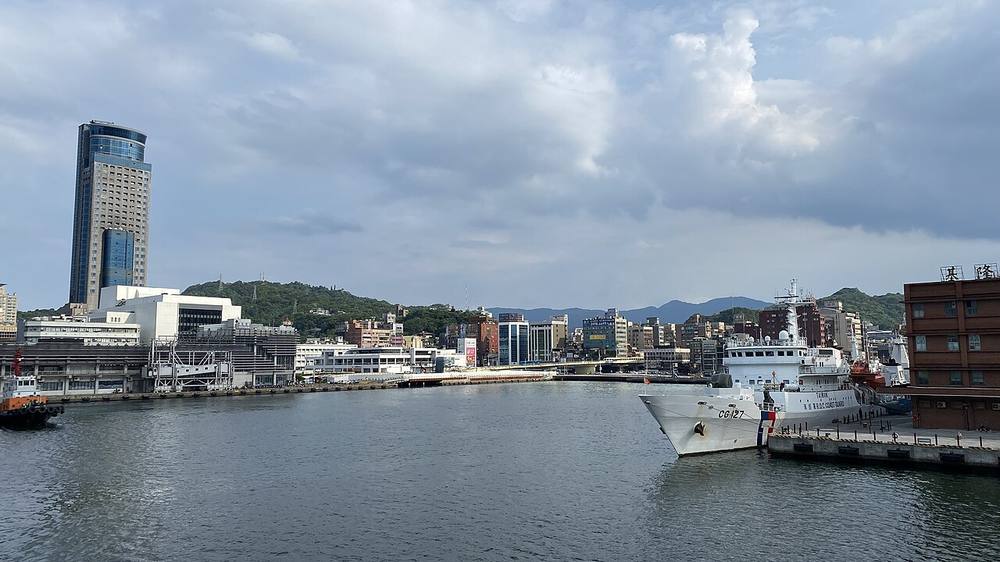 Waterfront view of Keelung