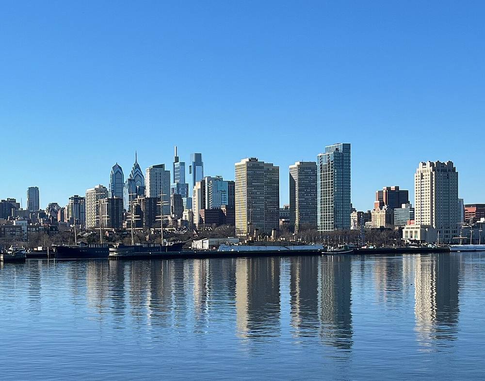 Waterfront view of Philadelphia
