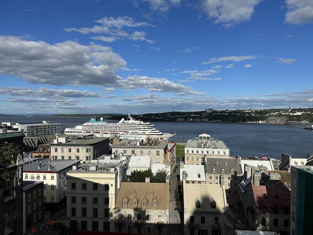 Waterfront view of Quebec City