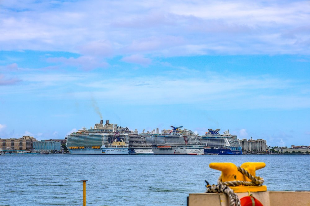 Cruise ships at Old San Juan, Puerto Rico