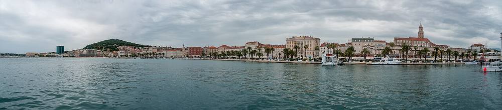 Waterfront view of Split