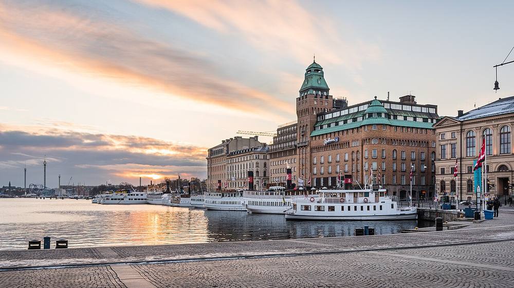 Waterfront view of Stockholm