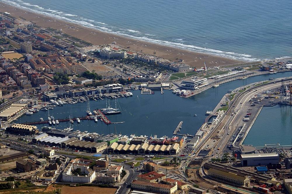 Waterfront view of Valencia