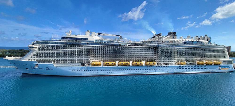 Anthem of the Seas docked at Nassau Cruise Port