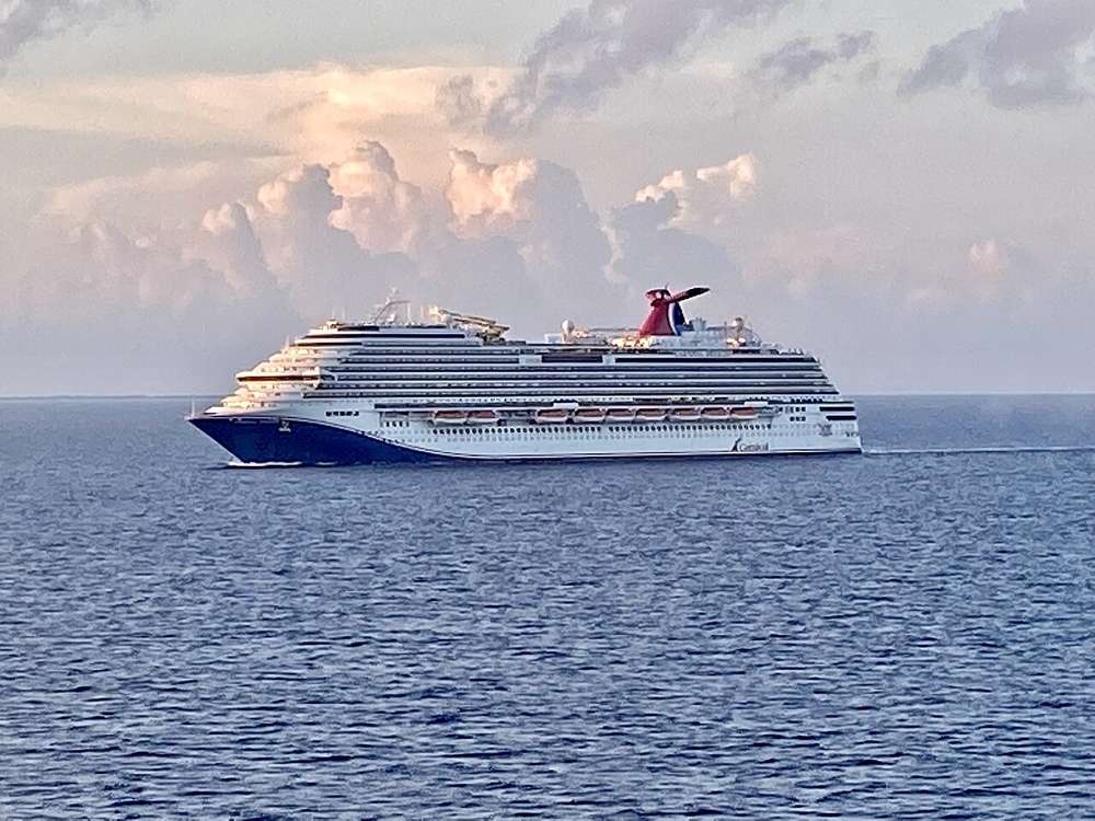 Carnival Breeze at sea