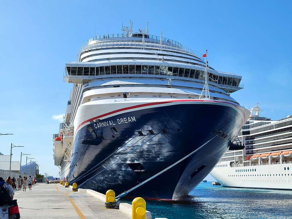 Carnival Dream docked at Nassau Cruise Port