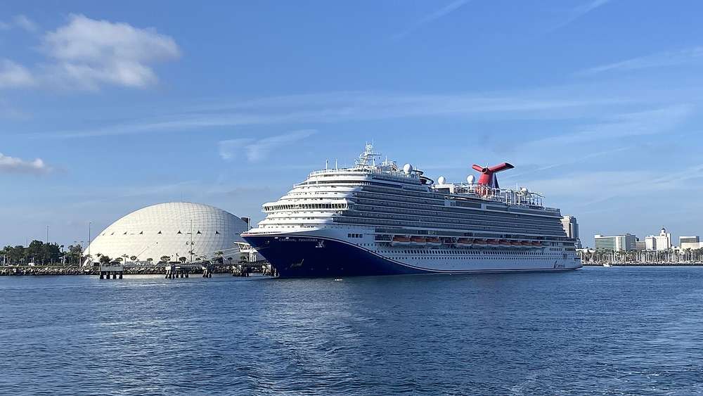 Carnival Panorama docked at Long Beach Cruise Terminal
