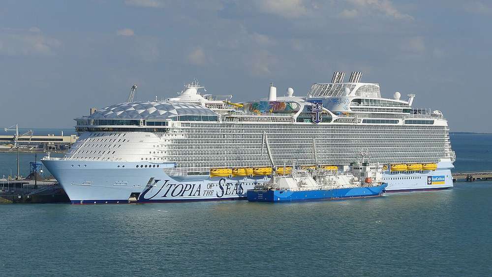 Utopia of the Seas near La Rochelle, France